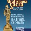 Ist prize at III International Wroclaw Choir Festival – Competition “Vratislavia Sacra”