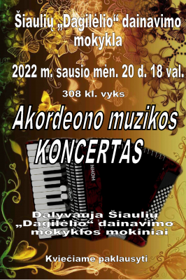 2022-01-20 18.00 val. Akordeono muzikos koncertas