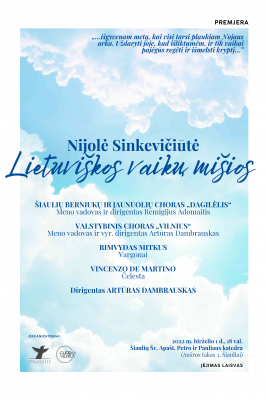 01-06-2022 18:00 Concert at Šiauliai Cathedral with State Choir “Vilnius”