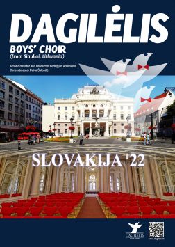 2022 Dalyvavimas tarptautiniame chorų konkurse Bratislavoje (Slovakija)