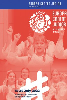 2022-07-16 Dalyvavimas tarptautiniame vaikų ir jaunimo chorų festivalyje „Europa Cantat Junior“